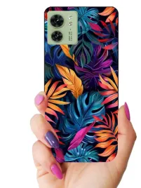 etui-case-do-motorola-edge-40-liscie-rosliny