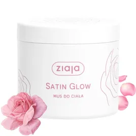 ziaja-satin-glow-lekki-nawilzajacy-mus-do-ciala-platki-rozy-wit-e-350ml