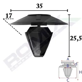 romix-spinka-oslon-podwozia-renault-opakowanie-5-sztuk-romc70685