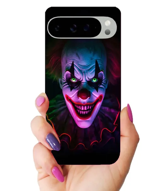 etui-case-do-google-pixel-9-pro-horror-straszne-klauny-funkcje-antyposlizgowa-struktura-pochlanianie-wstrzasow