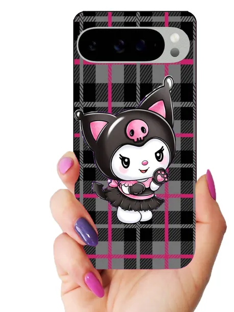 etui-case-do-google-pixel-9-pro-hello-kitty-kuromi-funkcje-antyposlizgowa-struktura-pochlanianie-wstrzasow