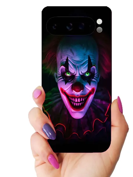 etui-case-do-google-pixel-8-pro-horror-straszne-klauny-funkcje-antyposlizgowa-struktura-pochlanianie-wstrzasow