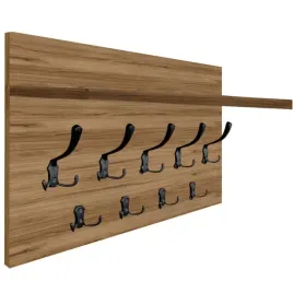 wieszak-scienny-panelowy-z-polka-loftowy-mocne-haki-65x40cm-dab-pradawny