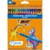 kredki-szkolne-bic-kids-evolution-ecolution-36-roznych-kolorow-stan-nowy