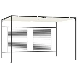 altana-ogrodowa-ze-zwijanym-dachem-3x4x23m-kremowa-180-g-m