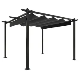 altana-ogrodowa-ze-zwijanym-dachem-3x3-m-antracytowa