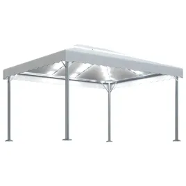 altana-ze-sznurem-lampek-led-400x300-cm-kremowa-aluminium