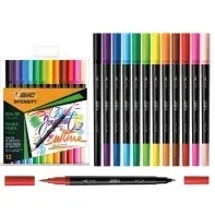 pisaki-bic-intensity-podwojna-koncowka-cienka-i-pedzelkowa-12-kolorow