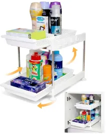 szafka-organizer-pod-zlew-2-wysuwane-polki-przegrody-haczyki-3040-cm