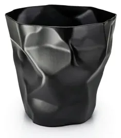 kosz-na-smieci-8l-czarny-okragly-design-3d-pod-biurko-efekt-papieru