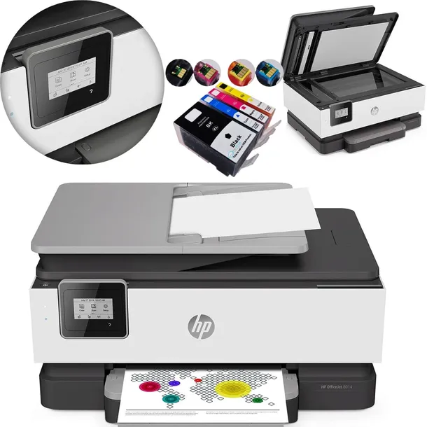 Drukarka wielofunkcyjna atramentowa kolor HP Officejet 8014 tusz 912 wifi