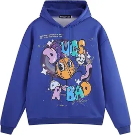 bluza-z-kapturem-drugs-r-bad-m-unisex-granat