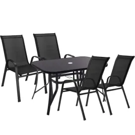 meble-ogrodowe-metalowe-zestaw-dla-4-osob-stol-150-cm-i-4-krzesla-czarny