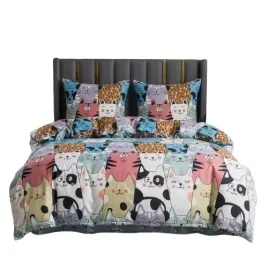komplet-poscieli-dwuosobowej-220x200-2-70x80-posciel-kotki-kolorowe