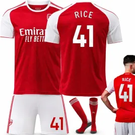 komplet-pilkarski-koszulka-declan-rice-arsenal-londyn-rozmiary