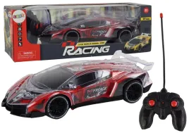 auto-sportowe-zdalnie-sterowane-rc-skala-116-swiatla-czerwone-lean-toys