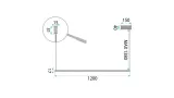 toolight-lampa-lhj031-cp-120cm-black-rodzaj-gwintu-zintegrowane-zrodlo-led