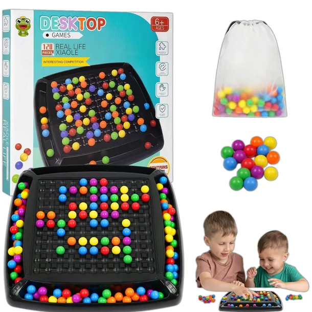 SZACHOWNICA RAINBOW BALL 120 KULEK SZACHY GRA PLANSZOWA LOGICZNA DLA DZIECI