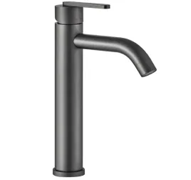 Zdjęcie produktu BATERIA UMYWALKOWA WYSOKA TYTAN SZCZOTKOWANY REA ONTARIO STOJĄCA 30 cm