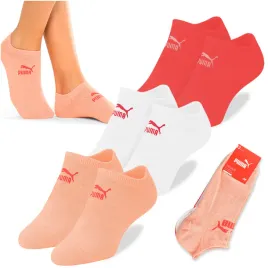 puma-skarpety-stopki-peach-coral-bawelna-3-pary-rozmiar-39-42