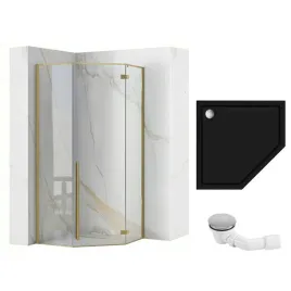 kabina-prysznicowa-diamond-90x90-brush-gold-brodzik-czarny-black-narozna