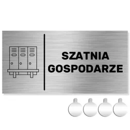 nierdzewna-tabliczka-na-drzwi-sciane-szatnia-gospodarze-10x20-aluminium