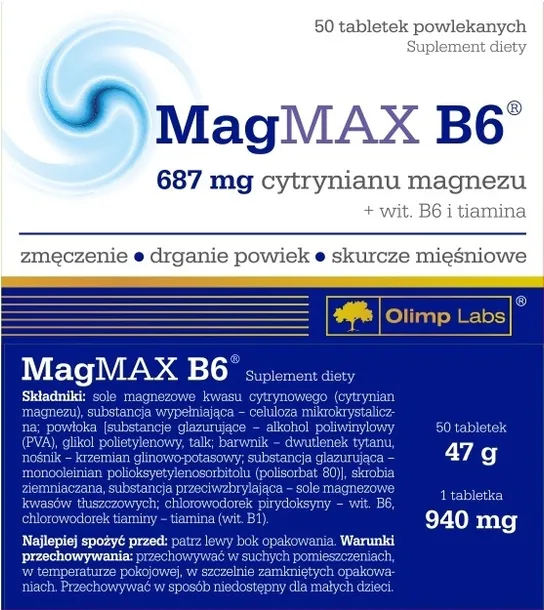 suplement-diety-magmax-b6-50-tabletek-olimp-laboratories-witamina-b1-b6-producent-olimp-laboratories