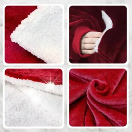 ciepla-bluza-koc-oversize-kocbluza-2w1-gruba-xxl-czerwona-futrzak-kocobluza