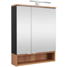 szafka-z-lustrem-nelle-czarny-mat-dab-country-szer-60-cm-wys-76-cm