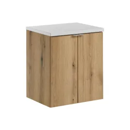 szafka-lazienkowa-wiszaca-oak-z-blatem-lazienkowym-bialym-50-cm-drzwi