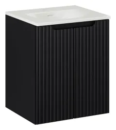 szafka-lazienkowa-czarna-wiszaca-z-umywalka-50-cm-drzwi-wygodny-pochwyt