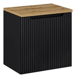 szafka-lazienkowa-wiszaca-z-blatem-lazienkowym-60-cm-czarna-drzwi-pochwyt