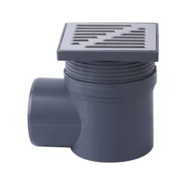 kratka-boczna-10x10-cm-50-100-szara-metal-odplyw-hydroland-regulowana-10-cm