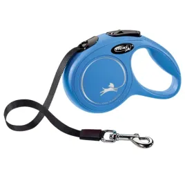 flexi-smycz-automatyczna-new-classic-tasma-s-5m-niebieska-do-15kg-male-rasy