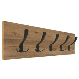 wieszak-scienny-na-ubrania-loft-5-mocnych-czarnych-hakow-65x20cm-dab-lefkas
