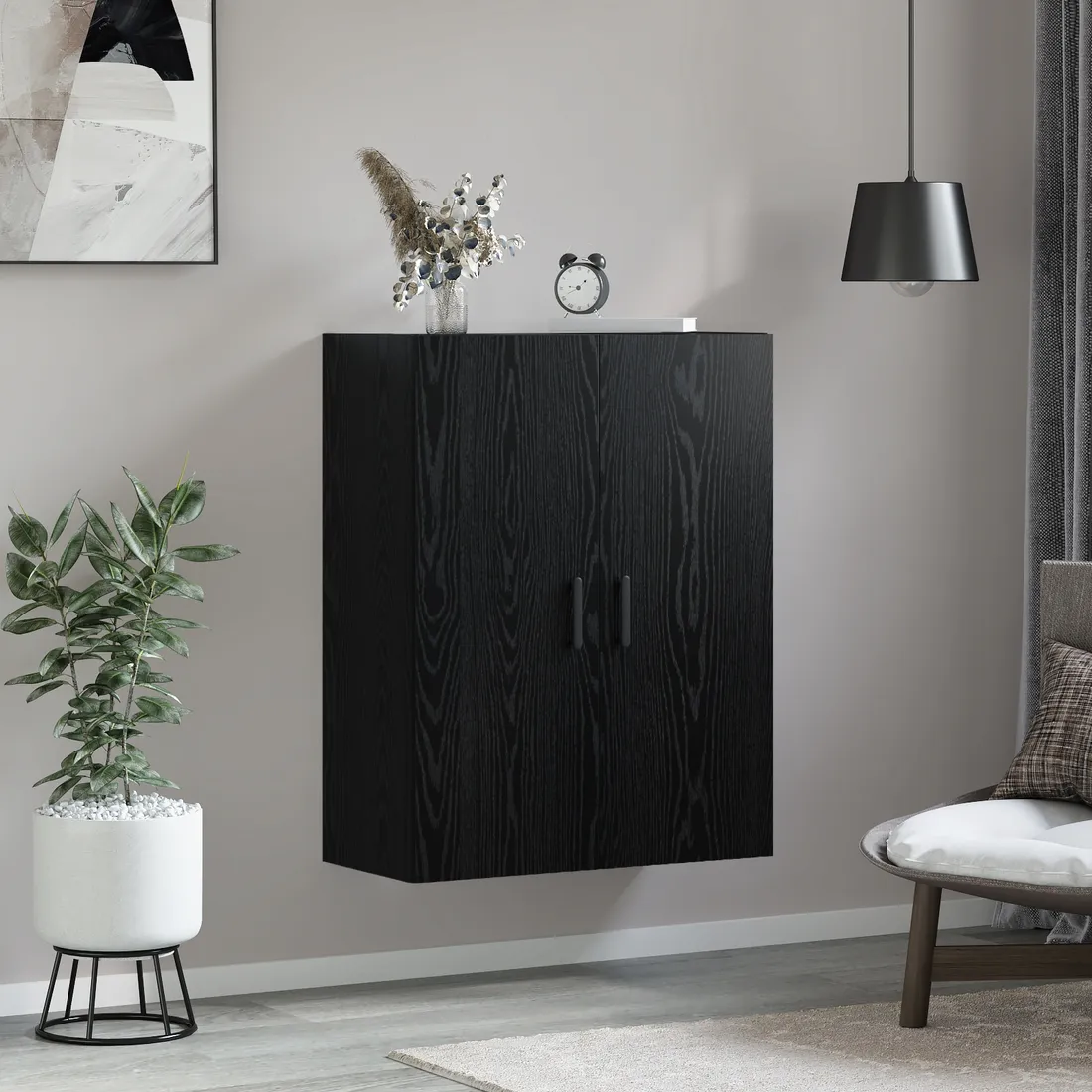 szafka-scienna-czarny-dab-695-x-34-x-90-cm