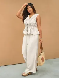 kc46114-shein-komplet-elegancki-bezowy-top-spodnie-plus-size-18-50