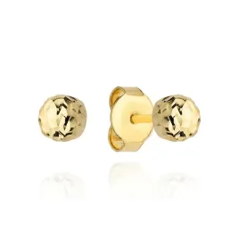 zlote-kolczyki-kuleczki-4mm-diamentowane-zloto-585-eleganckie-klasyczne