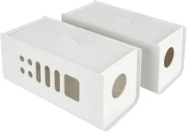 organizer-na-kable-skrzynka-plastikowy-bialy-2szt