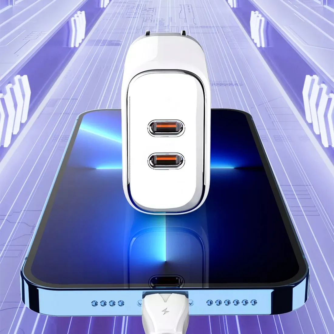 ladowarka-2x-usb-c-35w-kabel-usb-c-lightning-marka-ldnio