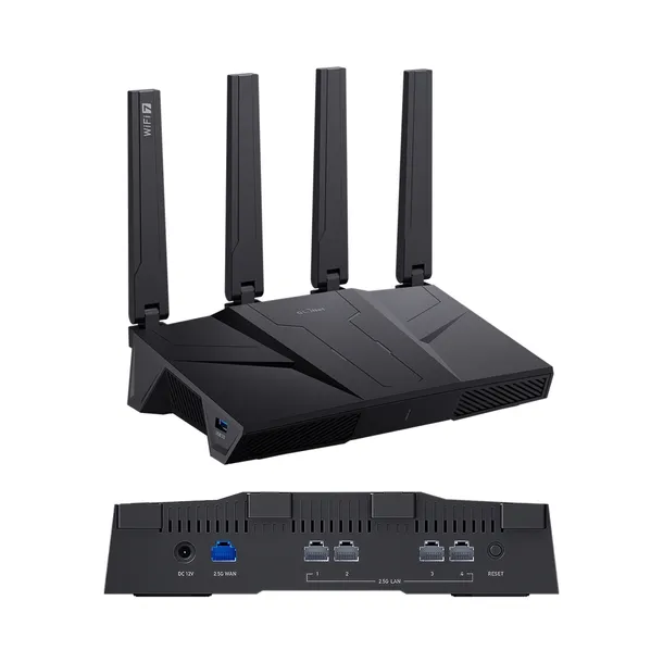 Router GL.iNET GL-BE9300 Flint 3 Wi-Fi 7 Tri-Band 2.5/5/6GHz VPN NAS