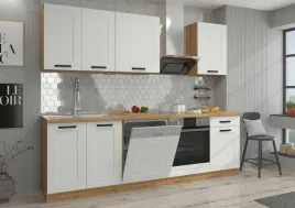 zestaw-mebli-kuchennych-linea-bialy-mat-dab-artisan-250-cm