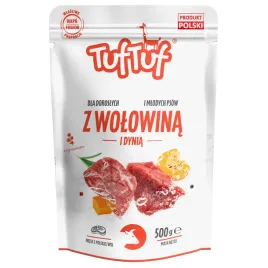mokra-karma-dla-psa-tuftuf-saszetka-mielonka-wolowina-dynia-500g