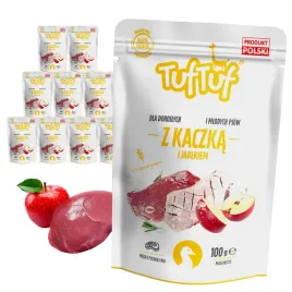 tuf-tuf-saszetka-mielonka-kaczka-z-jablkiem-100g-10szt