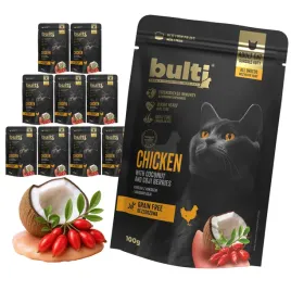 karma-mokra-dla-kota-bulti-superfood-kurczak-z-kokosem-i-jagodami-10x100g