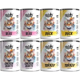 mokra-karma-dla-kota-tuftuf-puszka-mielonka-mix-smakow-zestaw-8x400g