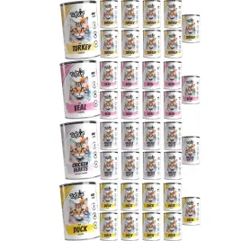 mokra-karma-dla-kota-tuftuf-puszka-mielonka-mix-smakow-zestaw-40x400g