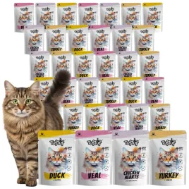 mokra-karma-dla-kota-tuftuf-saszetka-mielonka-mix-smakow-zestaw-40x100g