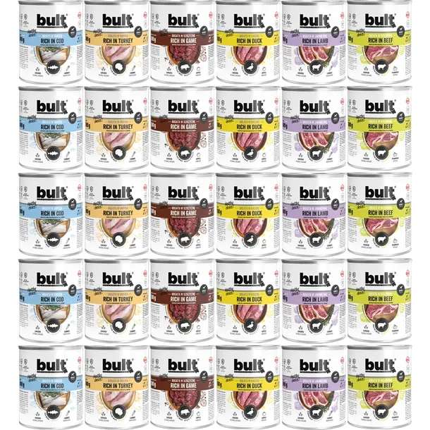 BULT mokra karma dla psa Mix Smaków puszka 30x800g