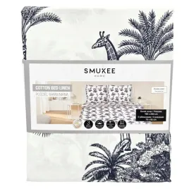 smukee-posciel-bawelniana-160x200cm-2x70x80cm-safari-bialo-granatowa